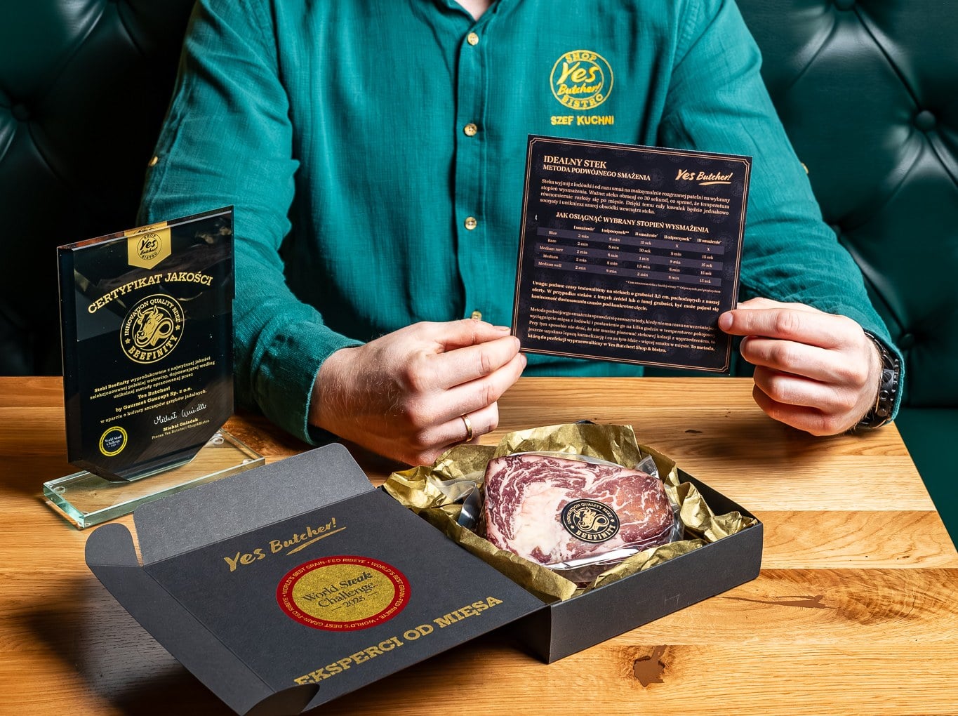 Zdjęcie z realizacji: Yes Butcher! — sesja do przewodnika Michelin ★